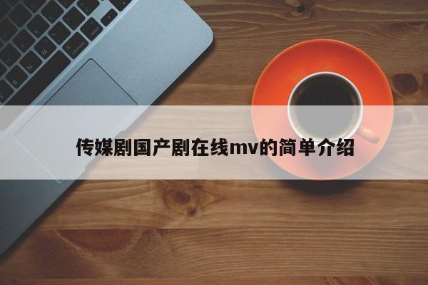 传媒剧国产剧在线mv的简单介绍